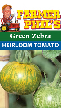 Farmer Phil's Green Zebra Heirloom Tomato